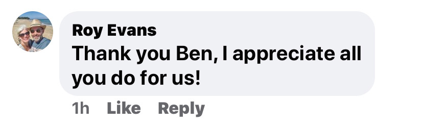 Thanks Ben, just your advice and recommendations this year has paid for ChiroTrust many times over. You have given the best advice of anyone during this storm.